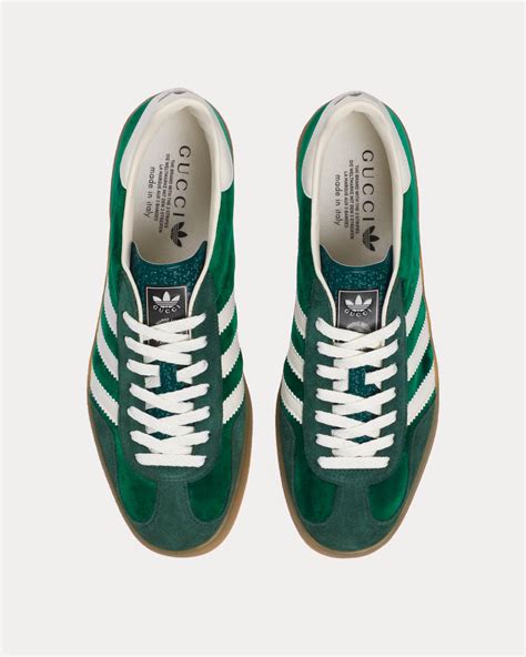 gucci gazelle green suede.